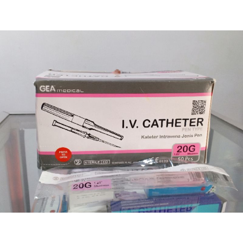 Intra Vena Catheter 20G/ Abocath 20G jenis pen