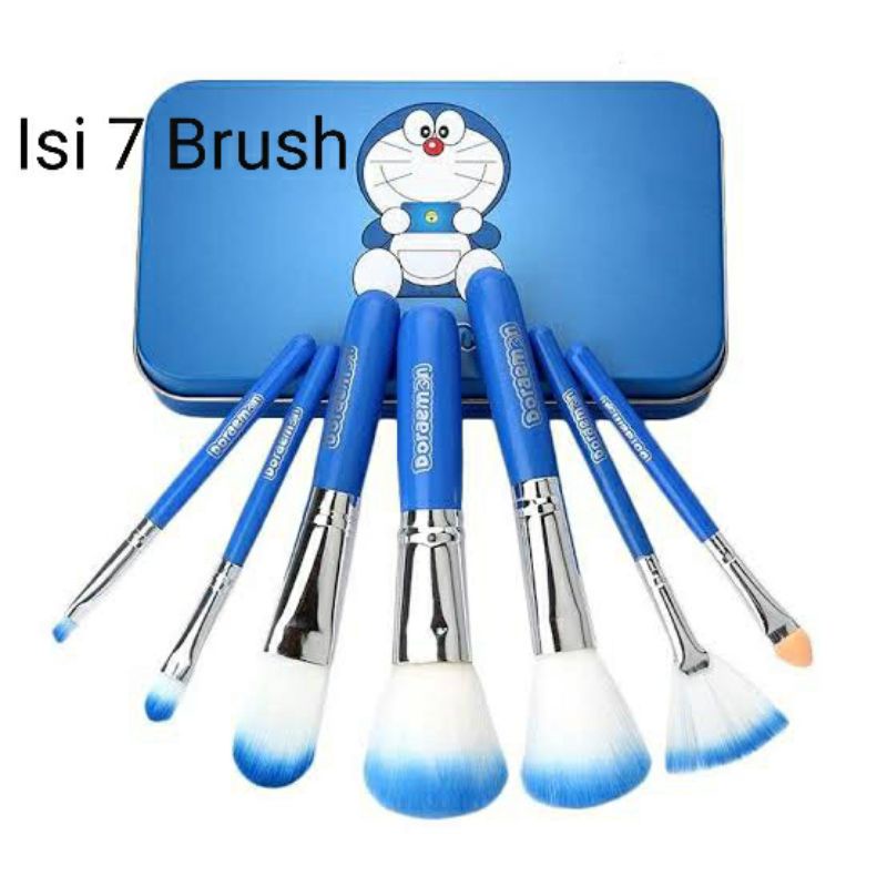 Kosmetik Make Up Brush Kuas Kaleng 7in1 Kuas Make Up Alat Kecantikan Makeup