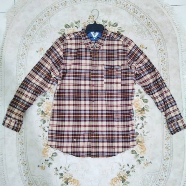 Kemeja pria Vissla Flanel Original New