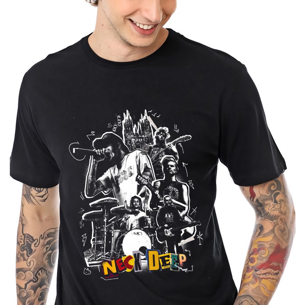 Kaos Band Neck Deep Tshirt Merchandise
