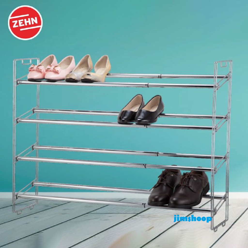 rak sepatu zehn expander / rak sepatu adjustable zehn / ZEHN Rak Sepatu BL-3213-1 (4 Layer)