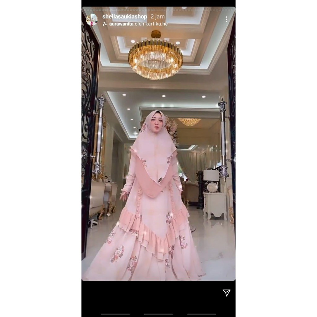 SET SYAR’I MEWAH BY SHELLASAUKIA ORIGINAL