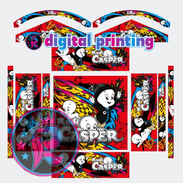 Stiker sangkar kohsan casper