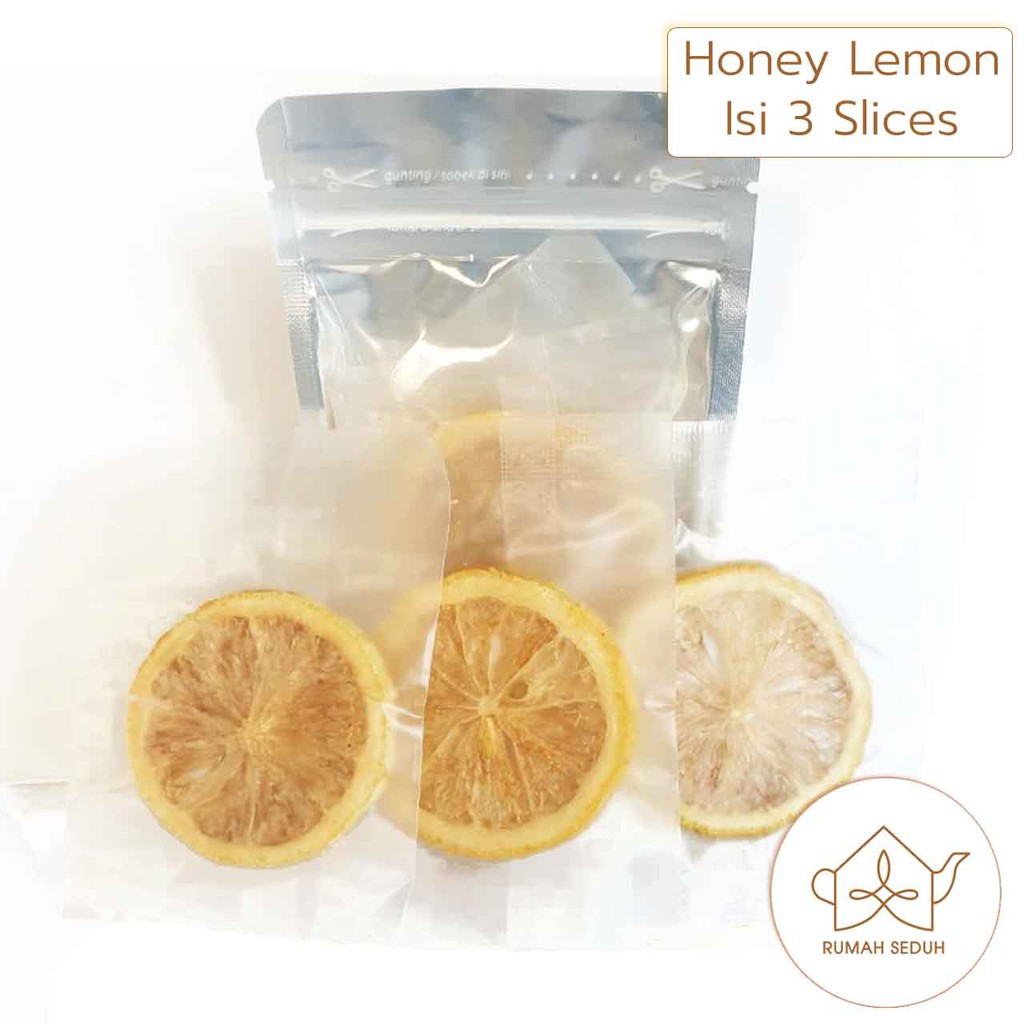 

3pcs Honey Lemon Slices 15gr - Lemon Madu Kering siap Minum