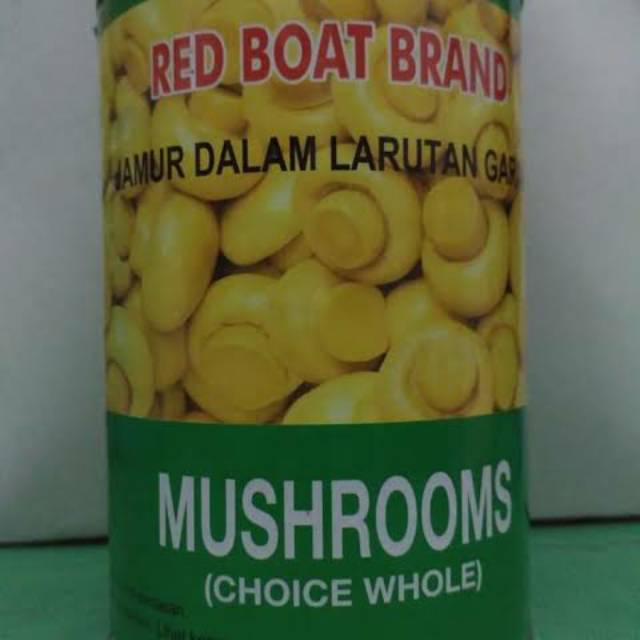 

Jamur kaleng red boat brand 425gr