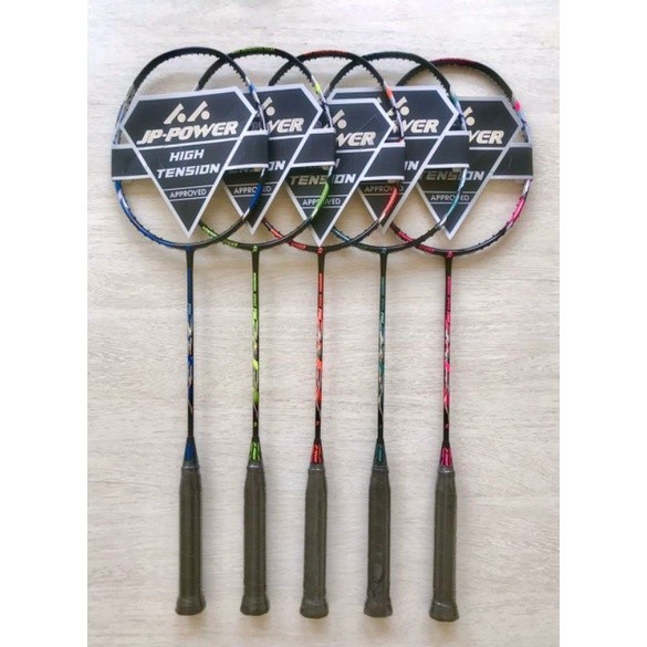 SALE Raket Badminton JP POWER NANOMAX 700 ORIGINAL HIGH TENSION 35LBS