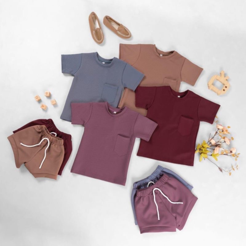 NITTO SET | MANGO KNIT | MANGO SET | PLAYSET KNIT | SETELAN ANAK | TOORU_KIDS