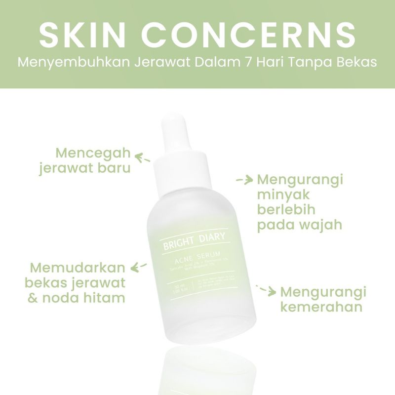 Bright Diary Serum / Acne Serum / Bright Serum / Oxy Barrier Serum / Peeling Clay mask
