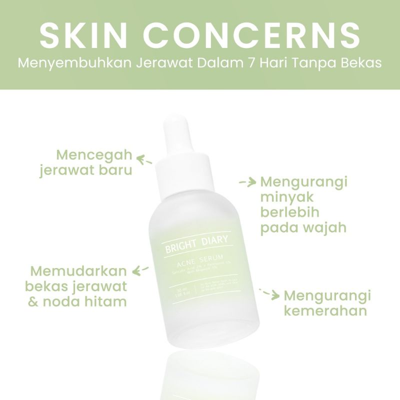 Bright Diary Serum / Acne Serum / Bright Serum / Oxy Barrier Serum / Peeling Clay mask