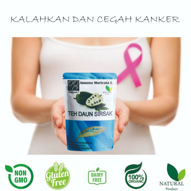 

Teh Herbal Daun Sirsak Kualitas Super Ampuh Mengobati Dan Mecegah Kanker