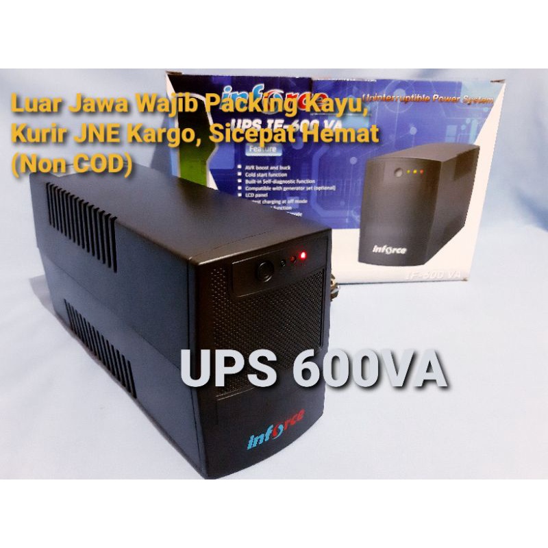 UPS Inforce 600VA / UPS 600VA Dilengkapi AVR &amp; STABILIZER IF 600 VA, UPS 650VA INFORCE DILENGKAPI AVR IF650