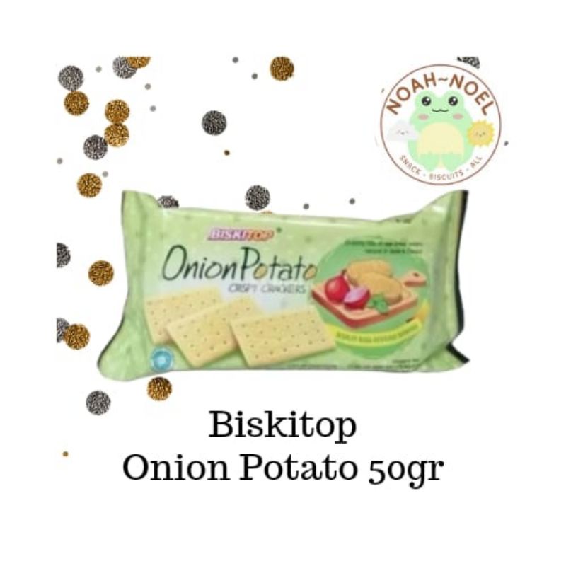 

NN - BISKITOP Onion Potato 50gr Biskuit Kentang rasa bawang enak renyah Cemilan anak