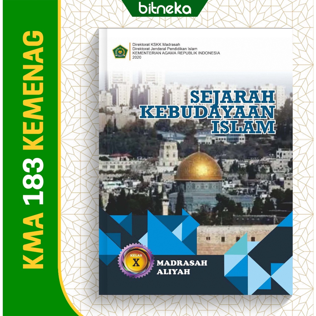 Jual Buku Siswa Sejarah Kebudayaan Islam SKI Kelas 10 MA KEMENAG KMA ...