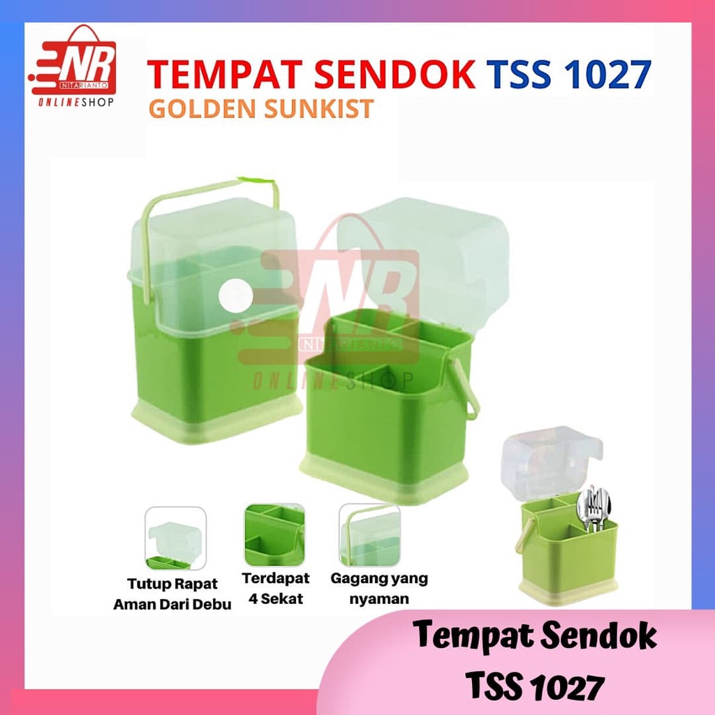 Tempat Sendok Tutup Tempat Sendok Garpu Tutup golden sunkist TSS 1027