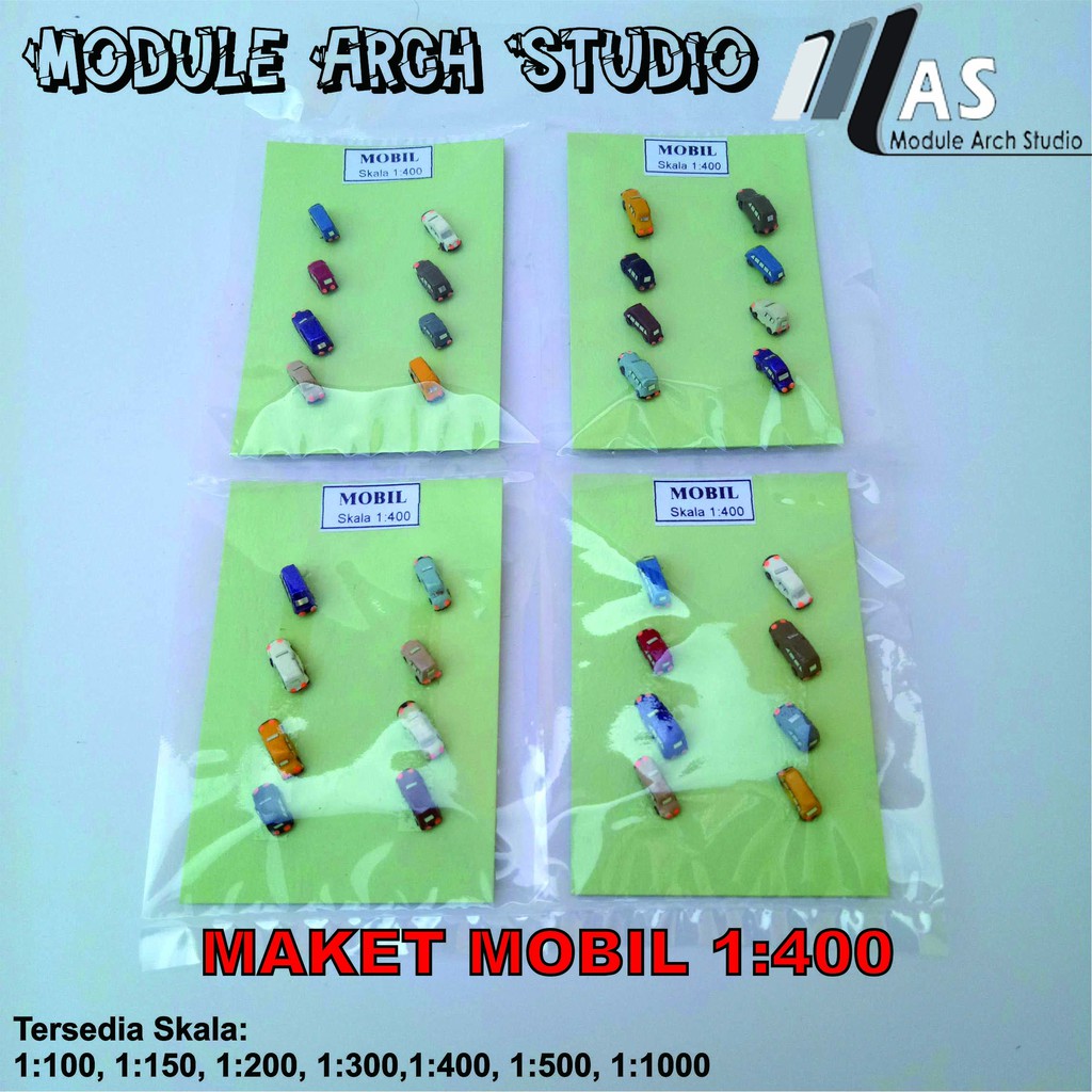 Maket Mobil Skala 300-500 - Miniatur Mobil