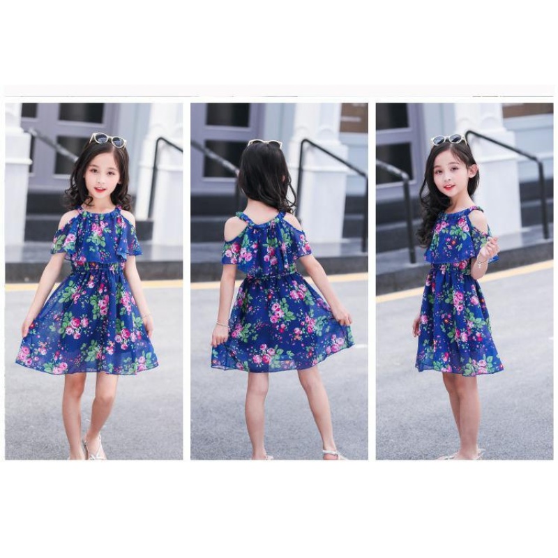 2 - 7 Tahun | Dress Ji Hyun - Dress Anak Perempuan Korea Style 2023 - Baju Anak Perempuan - Dress Anak Kualitas Import Dres Sabrina Anak ZR Vedia