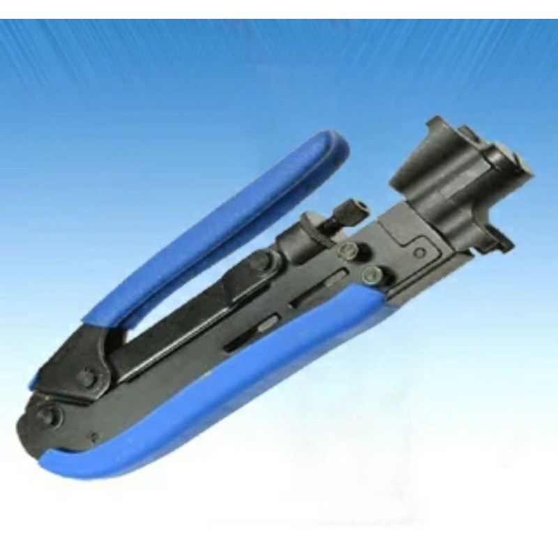 Tang untuk RG6 RG11 RG59 Kompresi Alat Crimper Kabel Koaksial Konektor F untuk CATV Satelit Alat