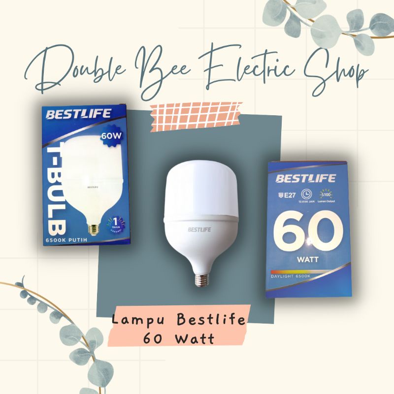 Lampu Bestlife LED T-BULB 60 watt