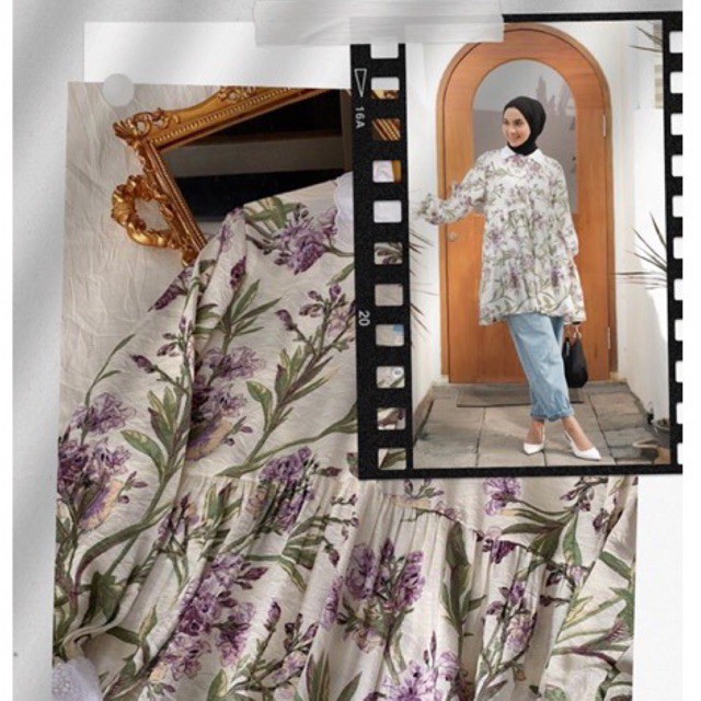 Midi Audre Lilac Flower by Haidee Orlin