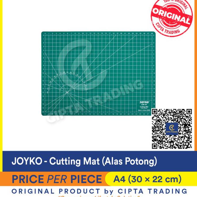 

Cutting Mat - Joyko - alas potong A4 Double sided (30 cm x 22 cm)