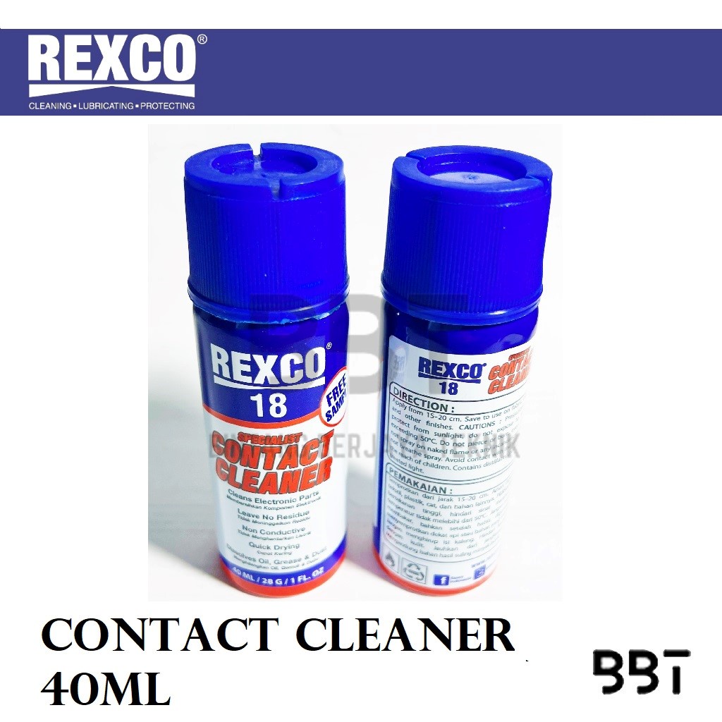 Contact Cleaner Rexco 18 40ml / Cairan Pembersih Eletronik Rexco18 / Rexco 70 degreaser / Rexco 25 C