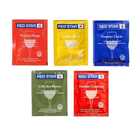 Imatton Red Star ragi fermentasi jus buah anggur fruit juice yeast (5gr harga 1 bungkus)