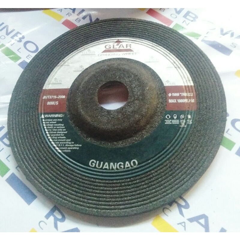 BATU GLAR GRINDING WHEEL ASLI USA, dengan tebal 6mm diameter 150mm