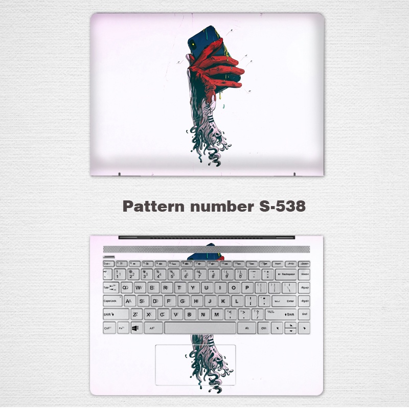 DIY Universal Laptop Stickers Computer Skin Vinyl 2 Sides Notebook Skin for 11/12/13/14 Inch Notebook Film Computer Sticker Lenovo Savior R7000 / P / Y7000 / R9000 / X / K ASUS Tianxuan 2 2021 Protective Film