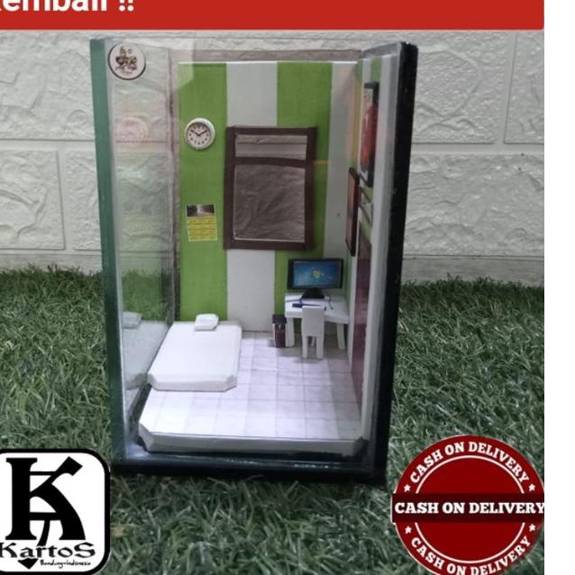 [KODE PRODUK VBFYL4790] Akuarium ikan cupang unik .Soliter ikan cupang unik model kamar kos