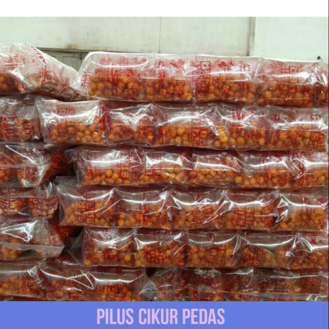 

Pilus Cikur rasa pedas 1 ball 50 bungkus original merk klc garut