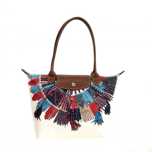 LC Le Pliage Collier Massai Tote M TOTEBAG ORI ORIGINAL AUTHENTIC