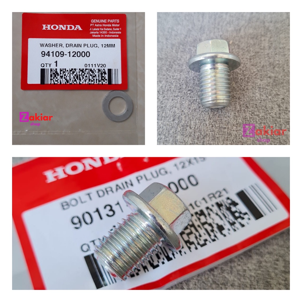 Baut Tap Oli dan Ring Beat Baut Oli Baud Tap Oli Scoopy Spacy Vario 110 Karbu Fi Vario 125 150 Origi