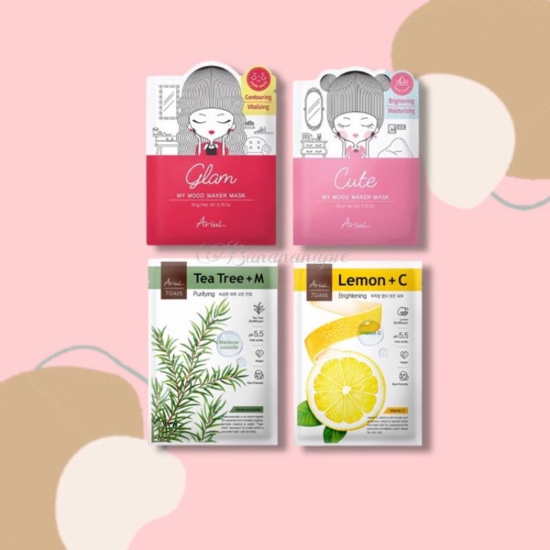[NEW] ARIUL 7 Days Mask Ori (Sheet Mask)