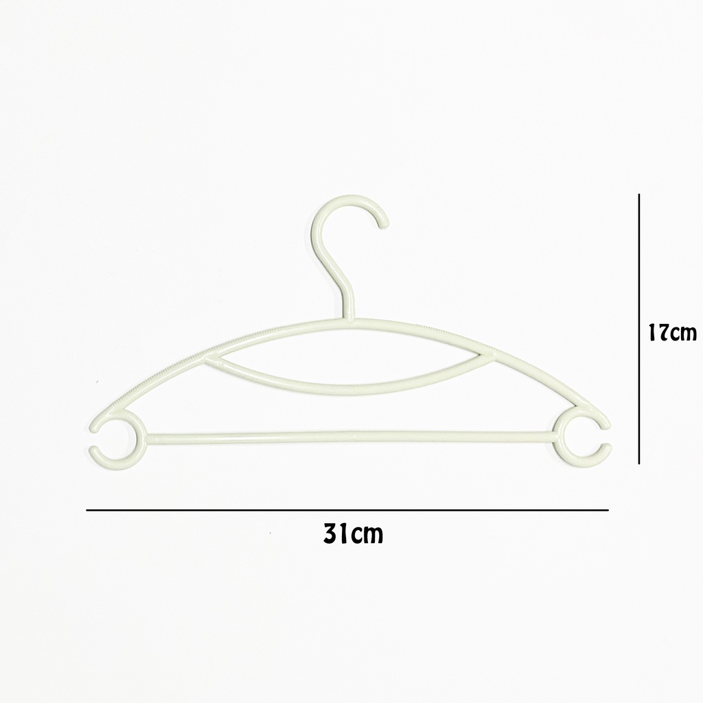 Hanger Plastik Dewasa 1 Pack 6 Pcs / Hanger Plastik Anak 1 Pack 6 Pcs