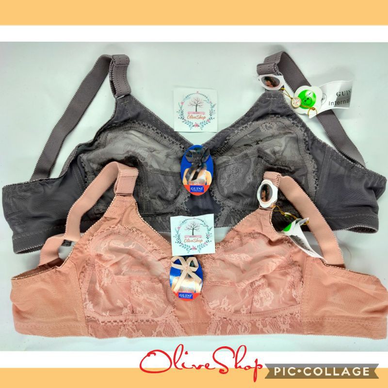 OliveShop ❤ BH BRA BRUKAT GUINI 408 MODEL SISTER TANPA KAWAT TANPA BUSA | CUP BESAR
