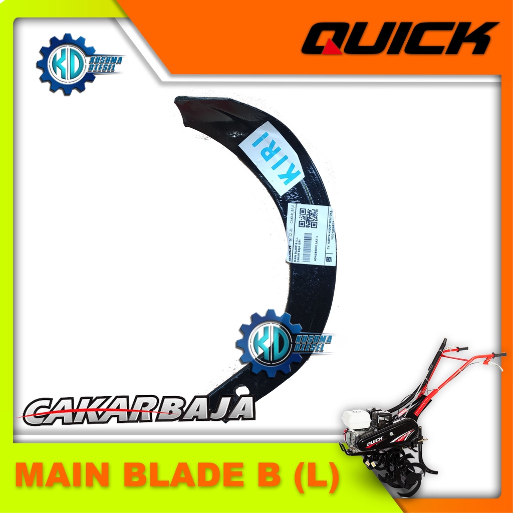 MAIN BLADE B (L), CAKAR BAJA (SP) - PISAU ROTARY B CAKAR BAJA - KIRI -  BLADE B KIRI CAKAR BAJA