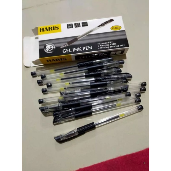 

pulpen gel isi 12 pcs