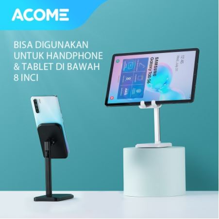 ACOME AH02 LIFTABLE PHONE HOLDER PORTABLE STAND TATAKAN HP MEJA TABLET IPAD IPHONE