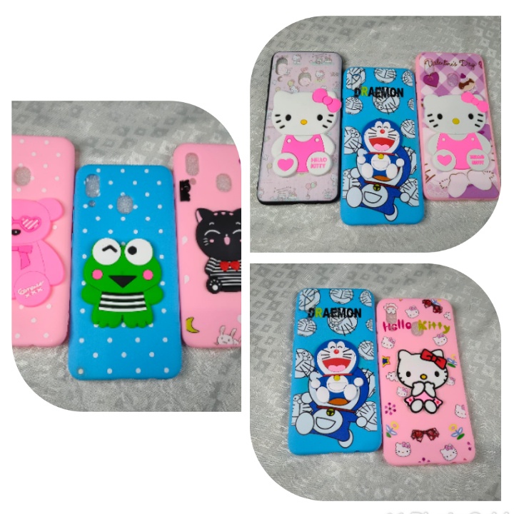 SOFT CASE KARAKTER TIMBUL KACA SAMSUNG A50S