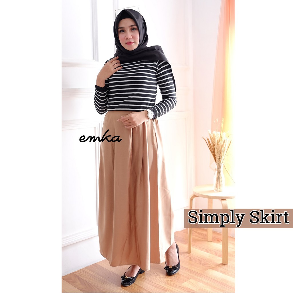 SALE - SIMPLY SKIRT/ROK POLOS/ROK BALOTELY/ROK MURAH/ROK REMAJA/ROK MUSLIM