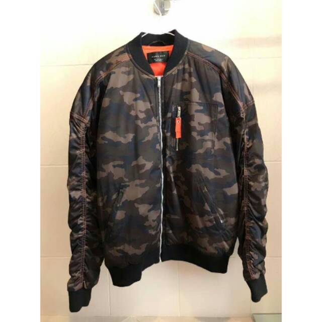 zara man army jacket