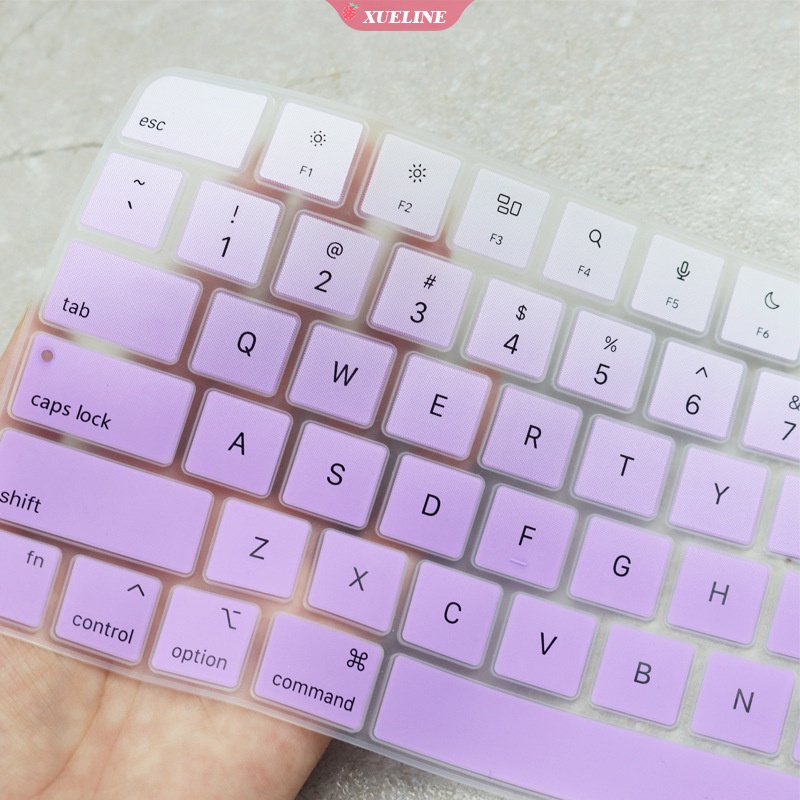 Cover Pelindung Keyboard Wireless Bahan Silikon Lembut Anti Air Untuk Imac / Apple Mac A2449 / 2021 / 13 Inch