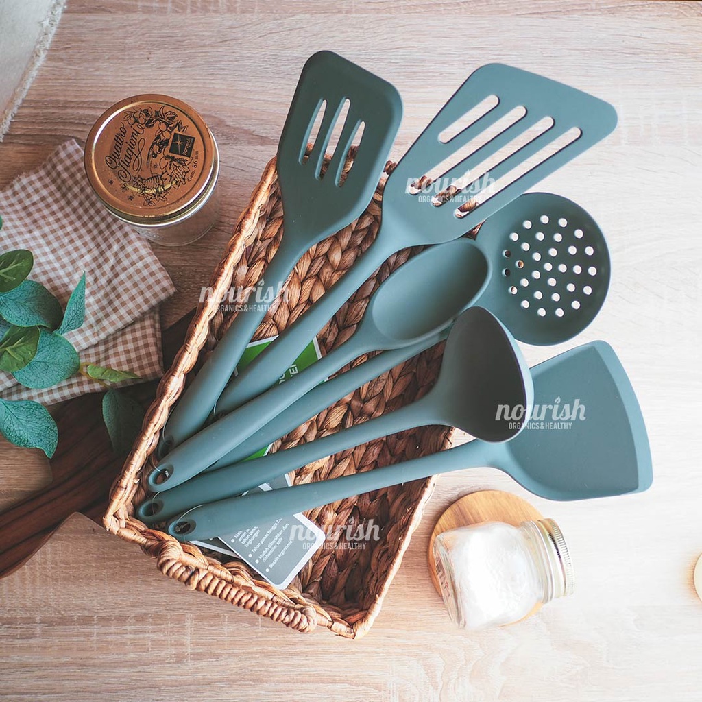 Sesa Spatula Solid Spoon Grey