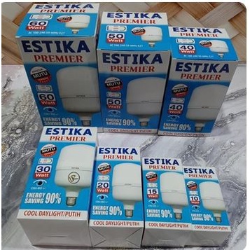 LAMPU LED ESTIKA PREMIER 60WATT HEMAT LISTRIK ORIGINAL