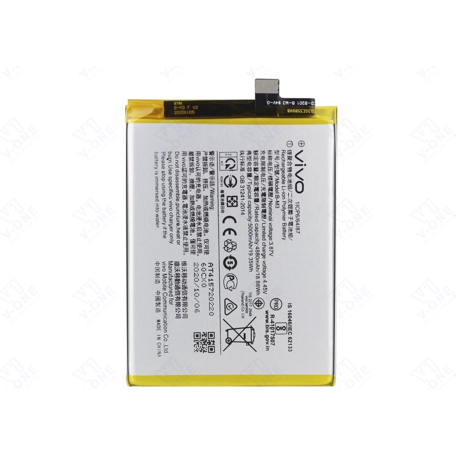 Battery Batre Baterai Batere Vivo Y50 Y30 B-M3 BM3