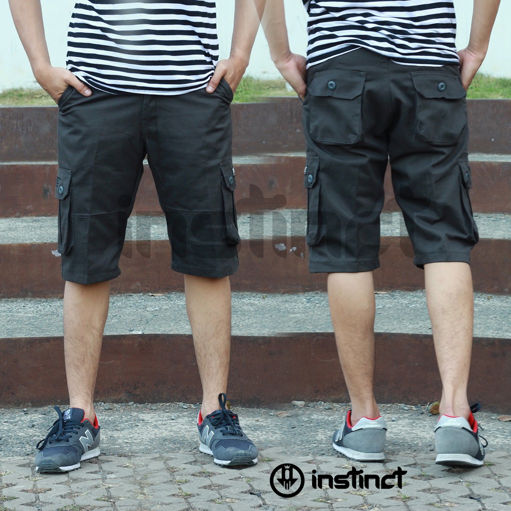 INSTINCT CELANA  CARGO  PANT PENDEK CELANA  GUNUNG Shopee  