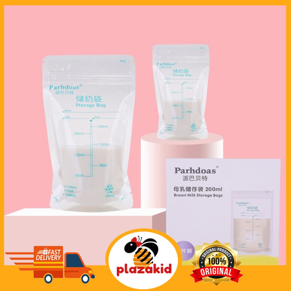 KANTONG ASI DOUBLE ZIP 200ml isi 30 pcs Murah dan berkualitas