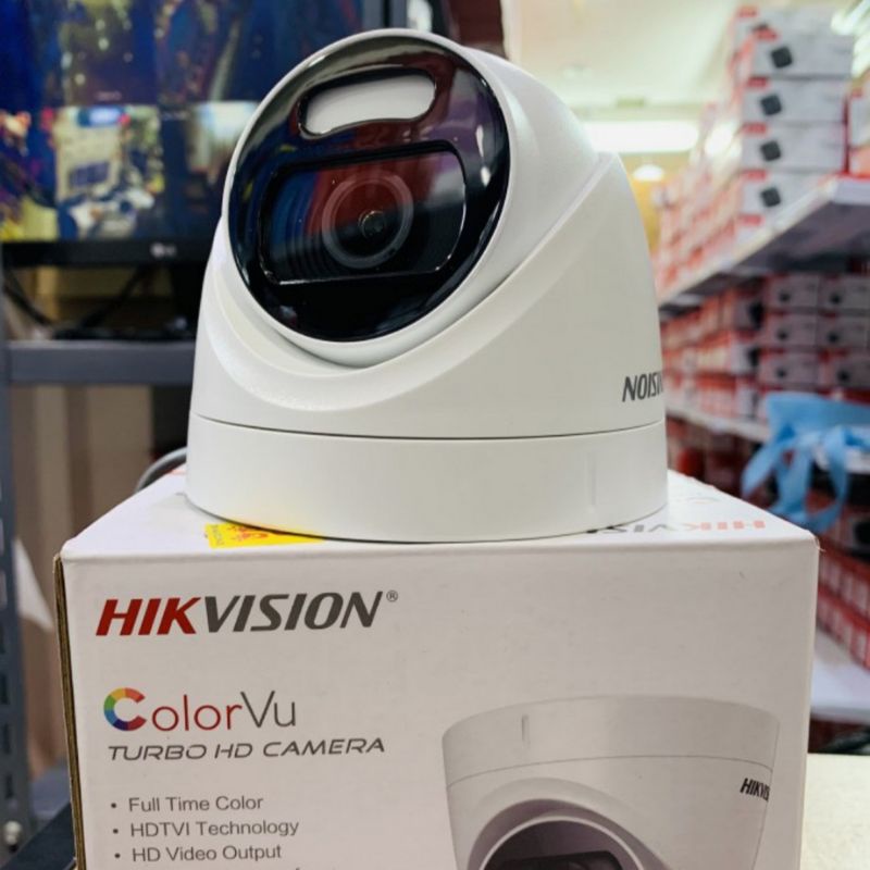 Kamera Cctv Hikvision Indoor DS-2CE72HFT-F 5mp Full Color 24 Jam Berwarna Original