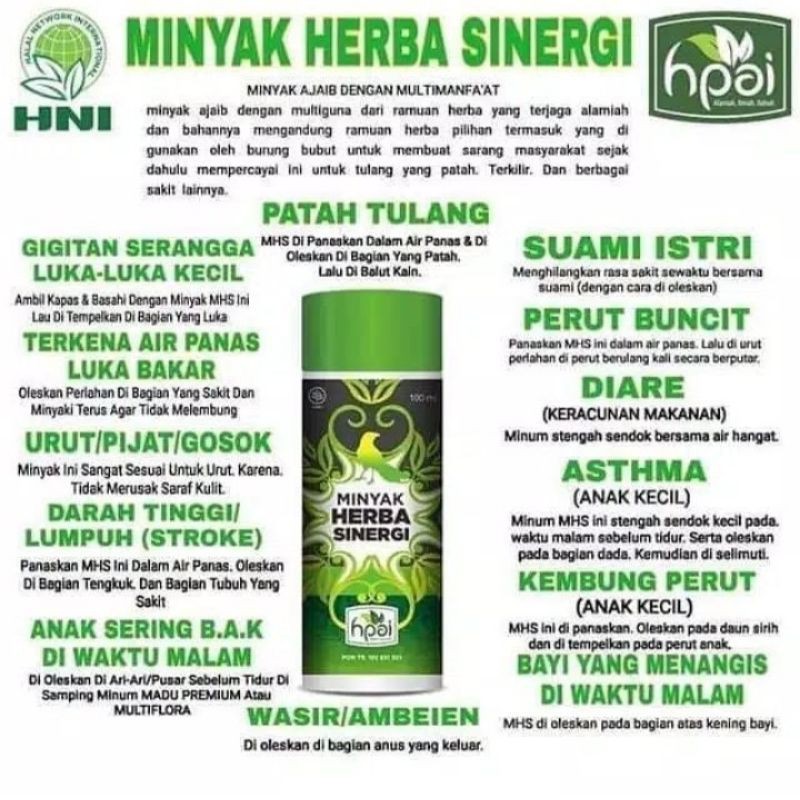 Minyak Herba Sinergi HNI
