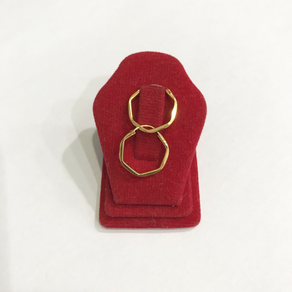 Anting Anak/Dewasa Gipsy Siku (Emas Asli Kadar 700)